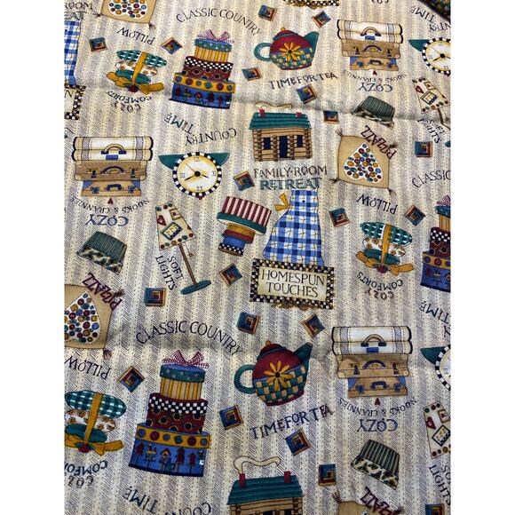 MUMMS THE WORD by Debbie Mumm Classic Country BTHY Cotton fabric Rustic Homey - Picture 1 of 2